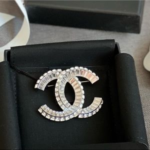 Chanel Brooch Crystal New in Box